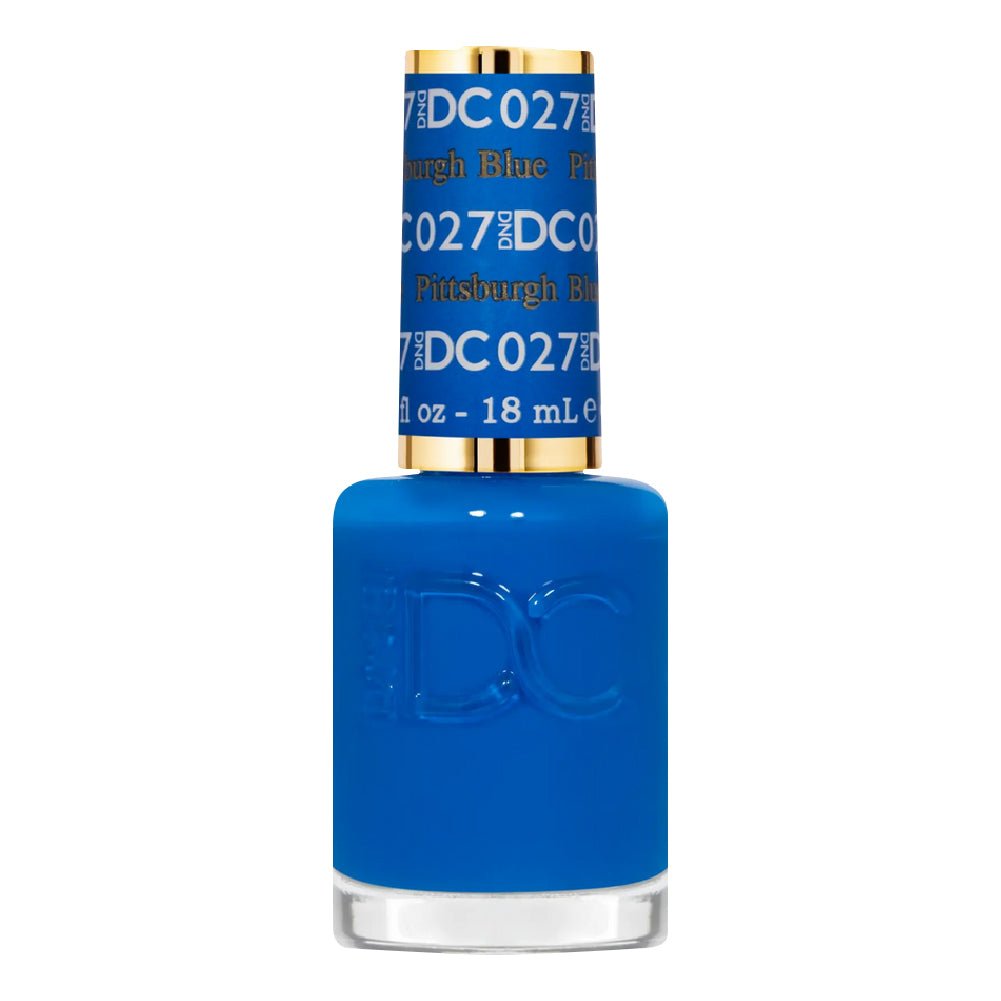 DND DC Nail Lacquer - 027 Pittsburgh Blue - DTK Nail Supply