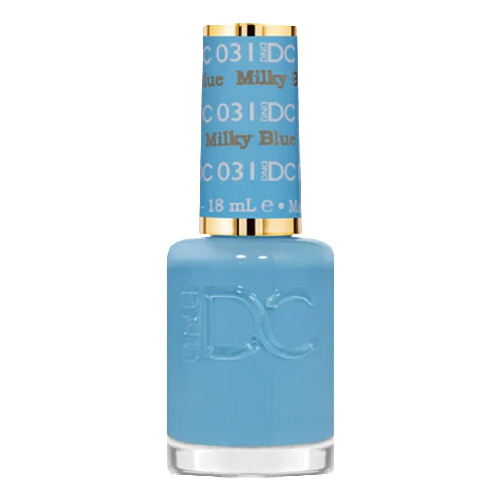 DND DC Nail Lacquer - 031 Milky Blue - DTK Nail Supply