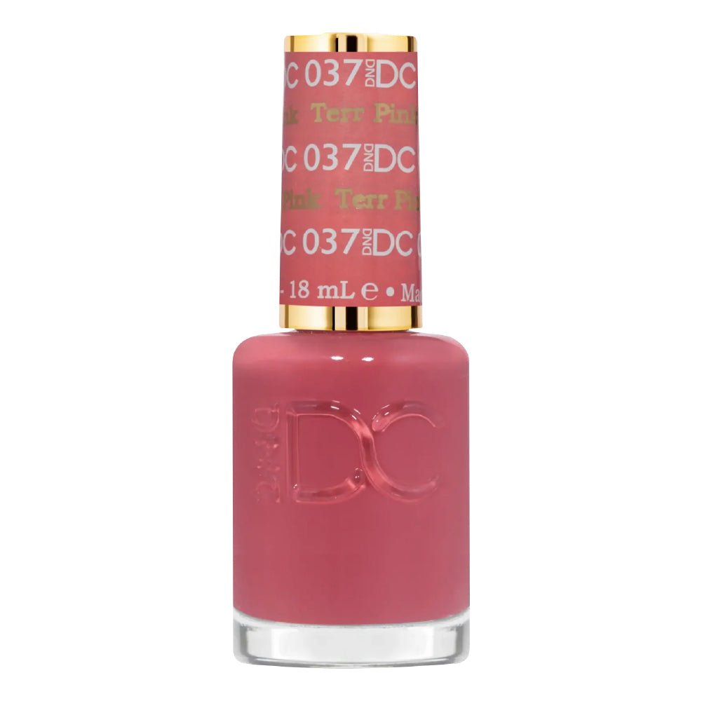 DND DC Nail Lacquer - 037 Terr Pink - DTK Nail Supply
