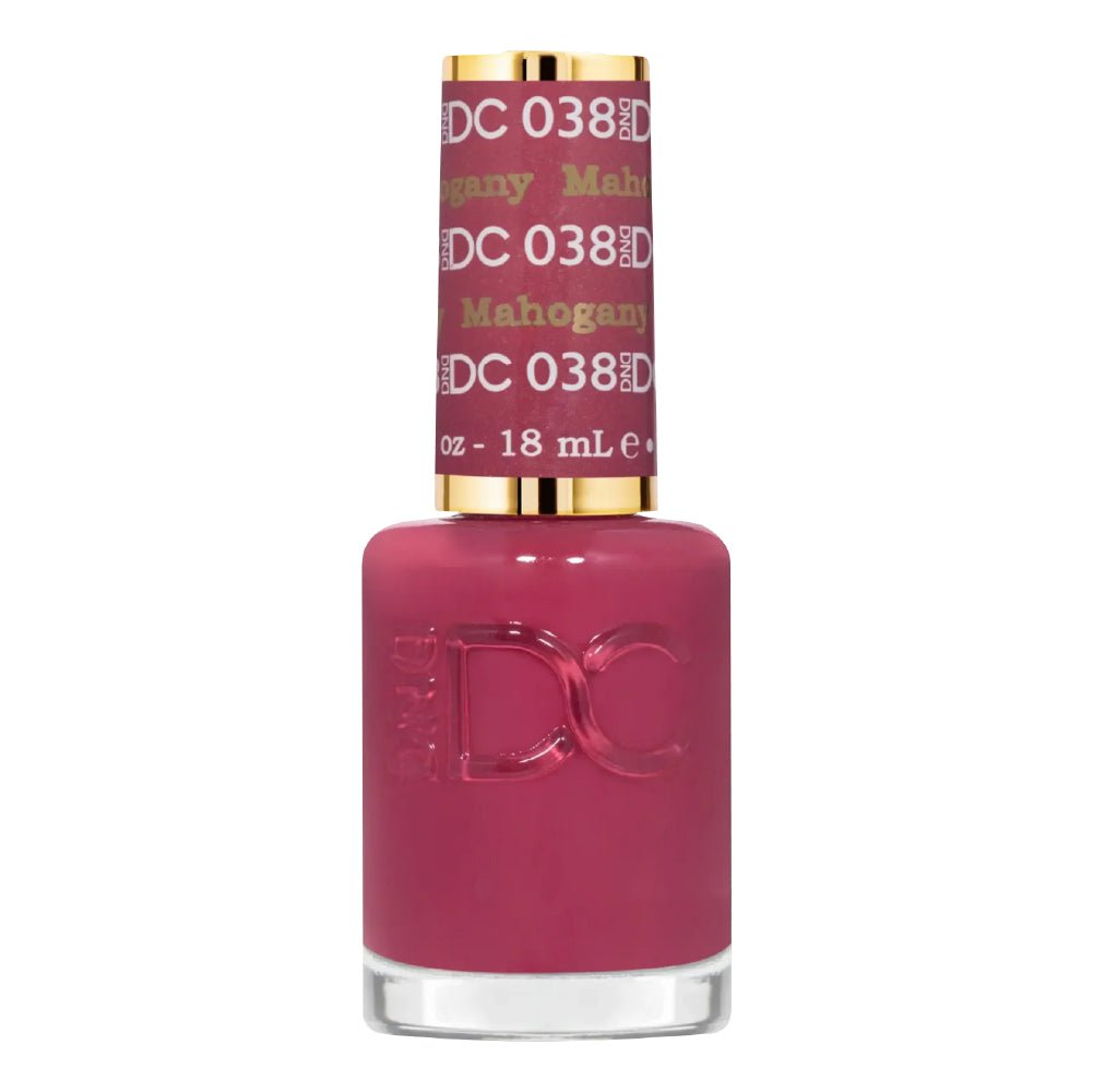 DND DC Nail Lacquer - 038 Mahogany - DTK Nail Supply