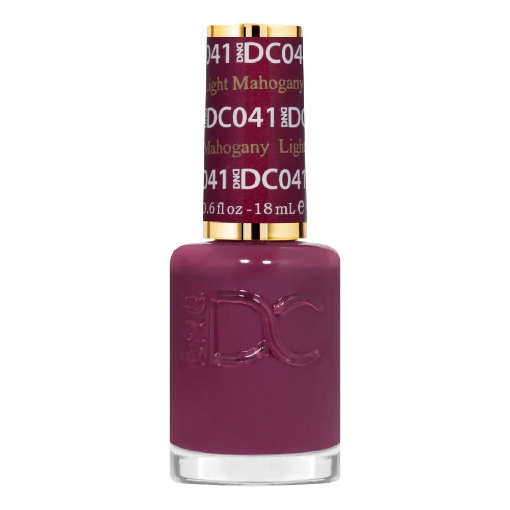 DND DC Nail Lacquer - 041 Light Mahogany - DTK Nail Supply