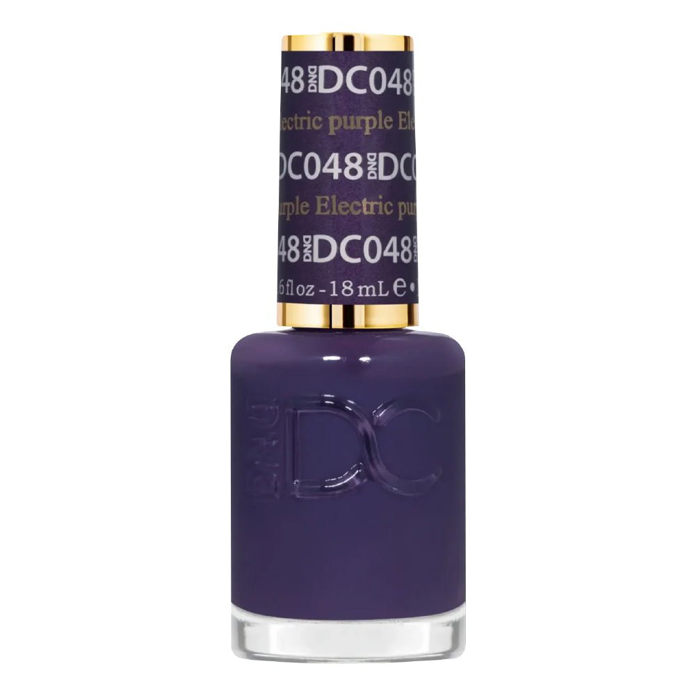 DND DC Nail Lacquer - 048 Electric Purple - DTK Nail Supply