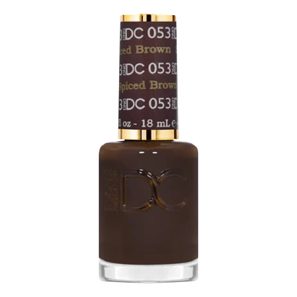 DND DC Nail Lacquer - 053 Spiced Brown - DTK Nail Supply
