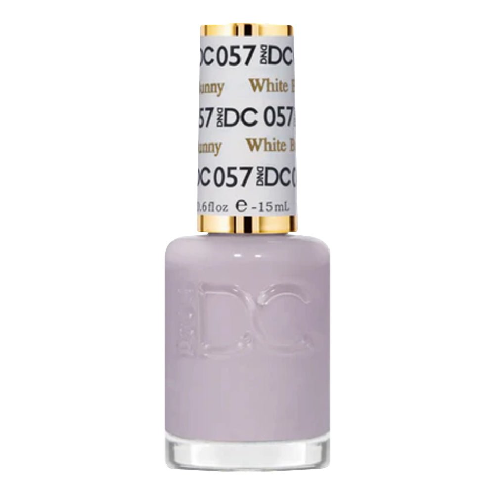 DND DC Nail Lacquer - 057 White Bunny - DTK Nail Supply