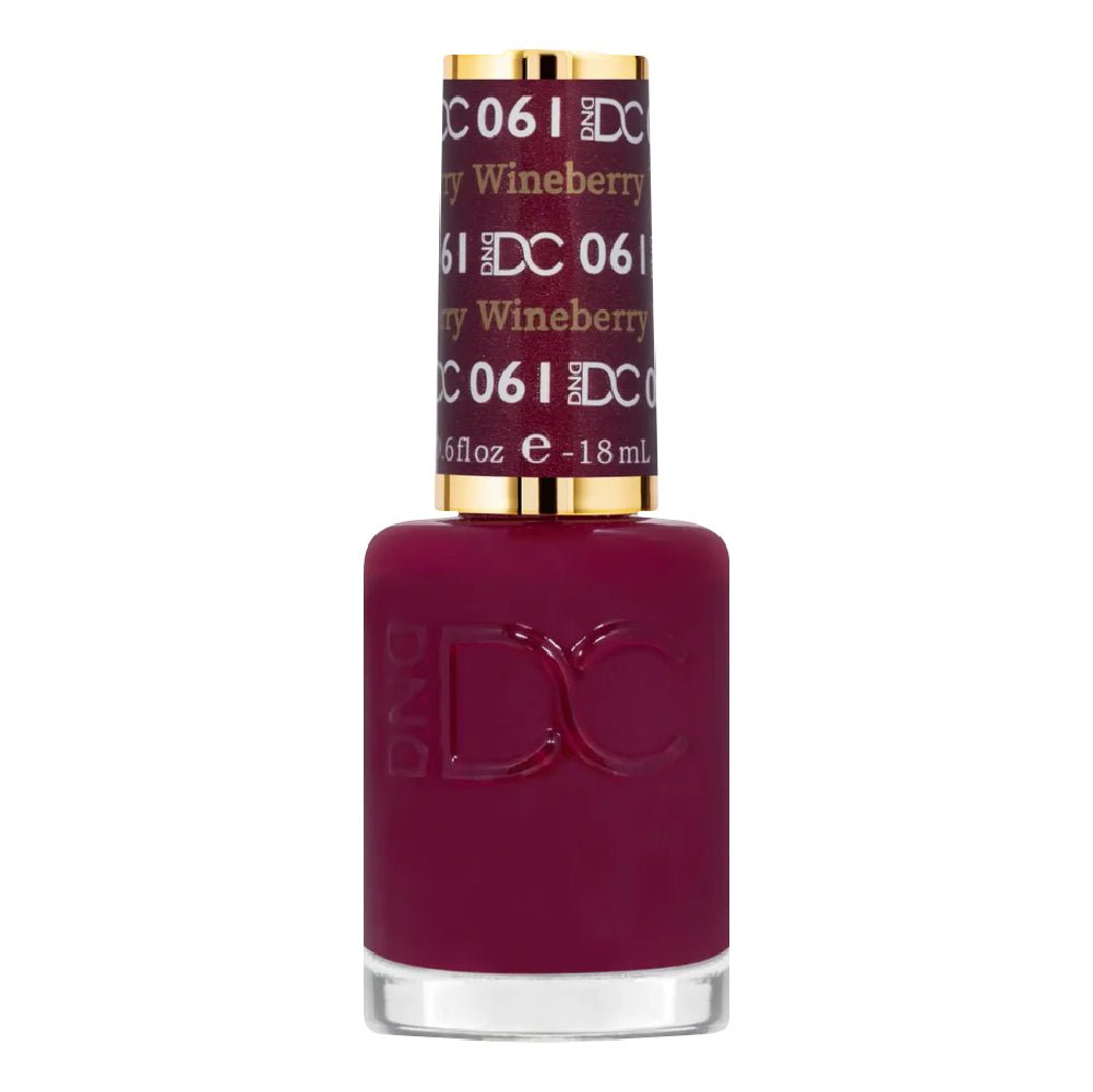 DND DC Nail Lacquer - 061 Wine Berry - DTK Nail Supply