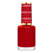 DND DC Nail Lacquer - 068 Lava Red - DTK Nail Supply