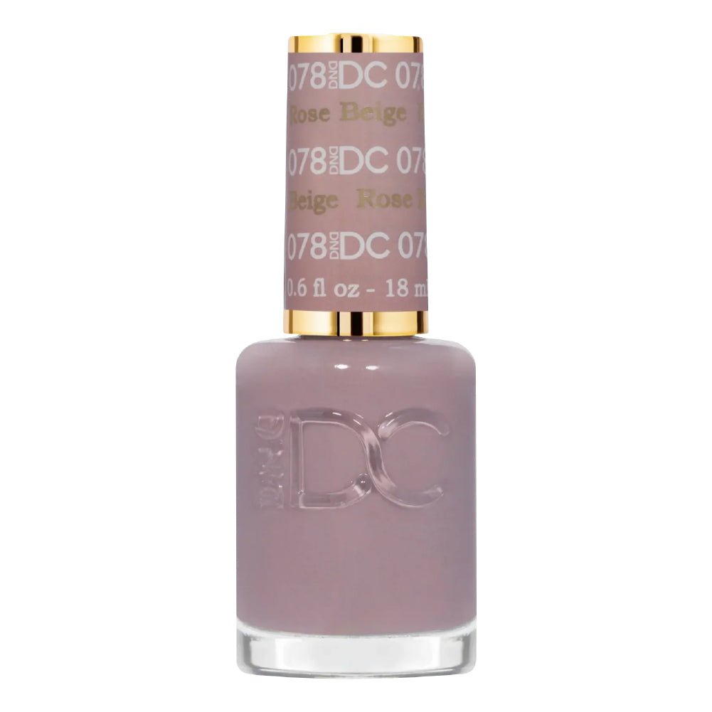 DND DC Nail Lacquer - 078 Rose Beige - DTK Nail Supply
