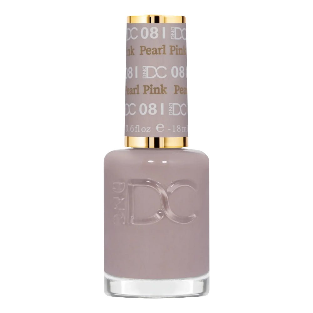 DND DC Nail Lacquer - 081 Pearl Pink - DTK Nail Supply