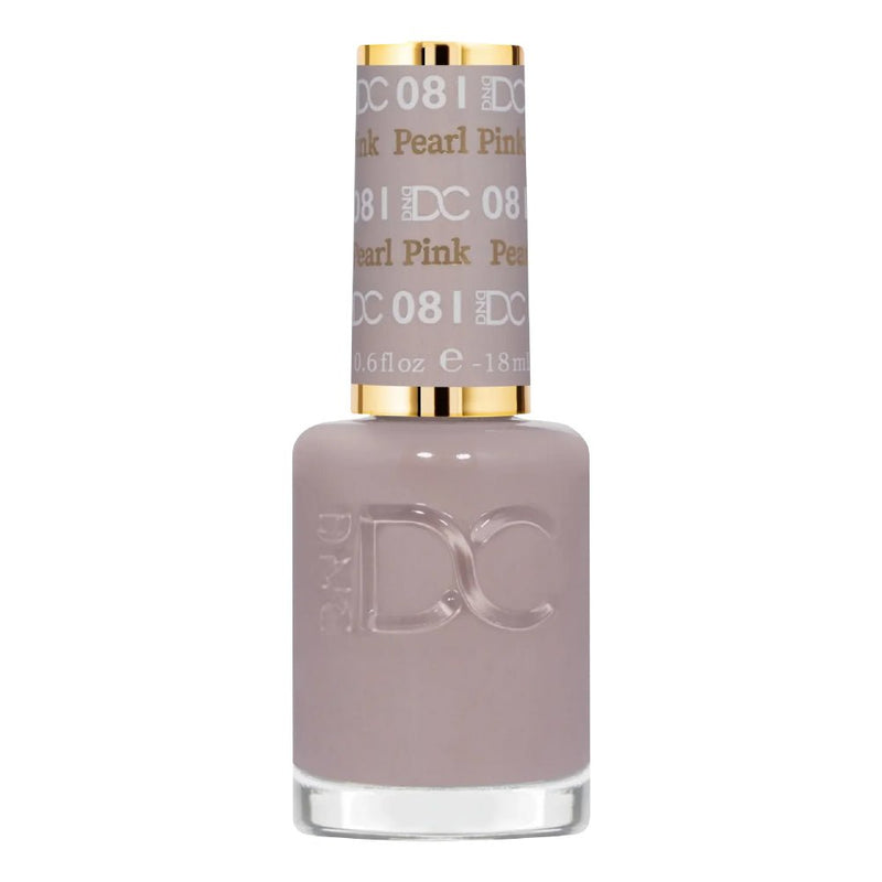 DND DC Nail Lacquer - 081 Pearl Pink - DTK Nail Supply