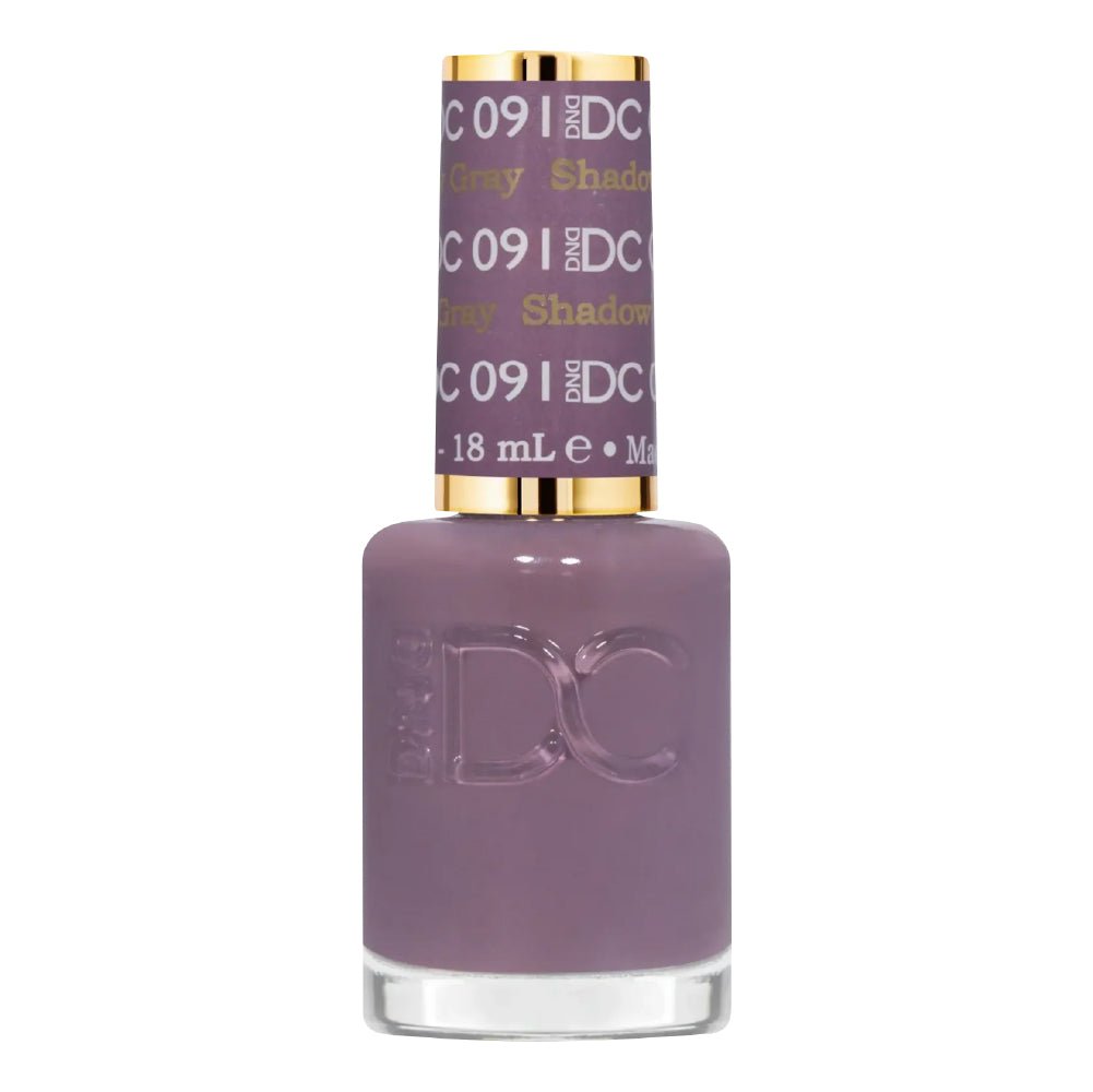 DND DC Nail Lacquer - 091 Shadow Gray - DTK Nail Supply