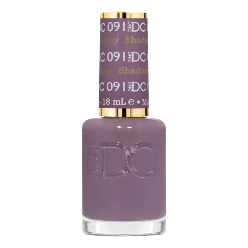 DND DC Nail Lacquer - 091 Shadow Gray - DTK Nail Supply