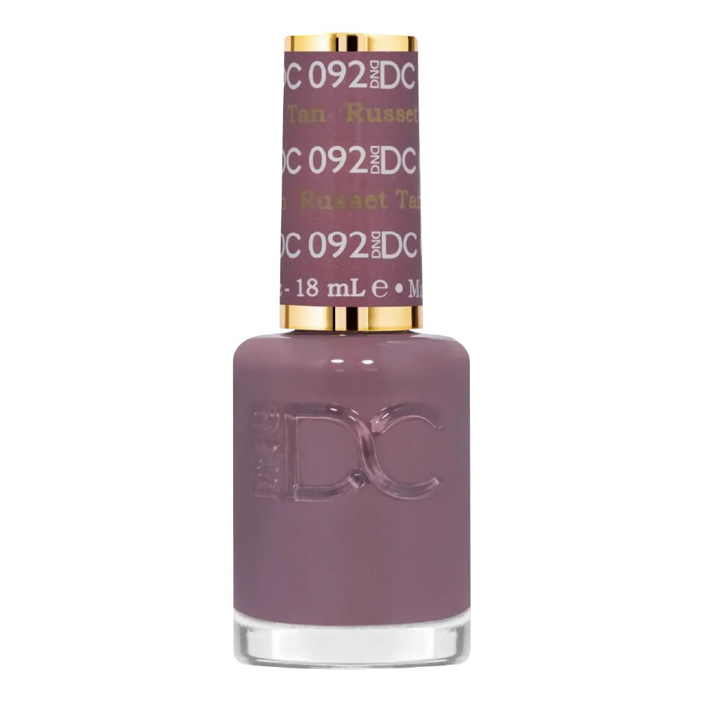 DND DC Nail Lacquer - 092 Russet Tan - DTK Nail Supply
