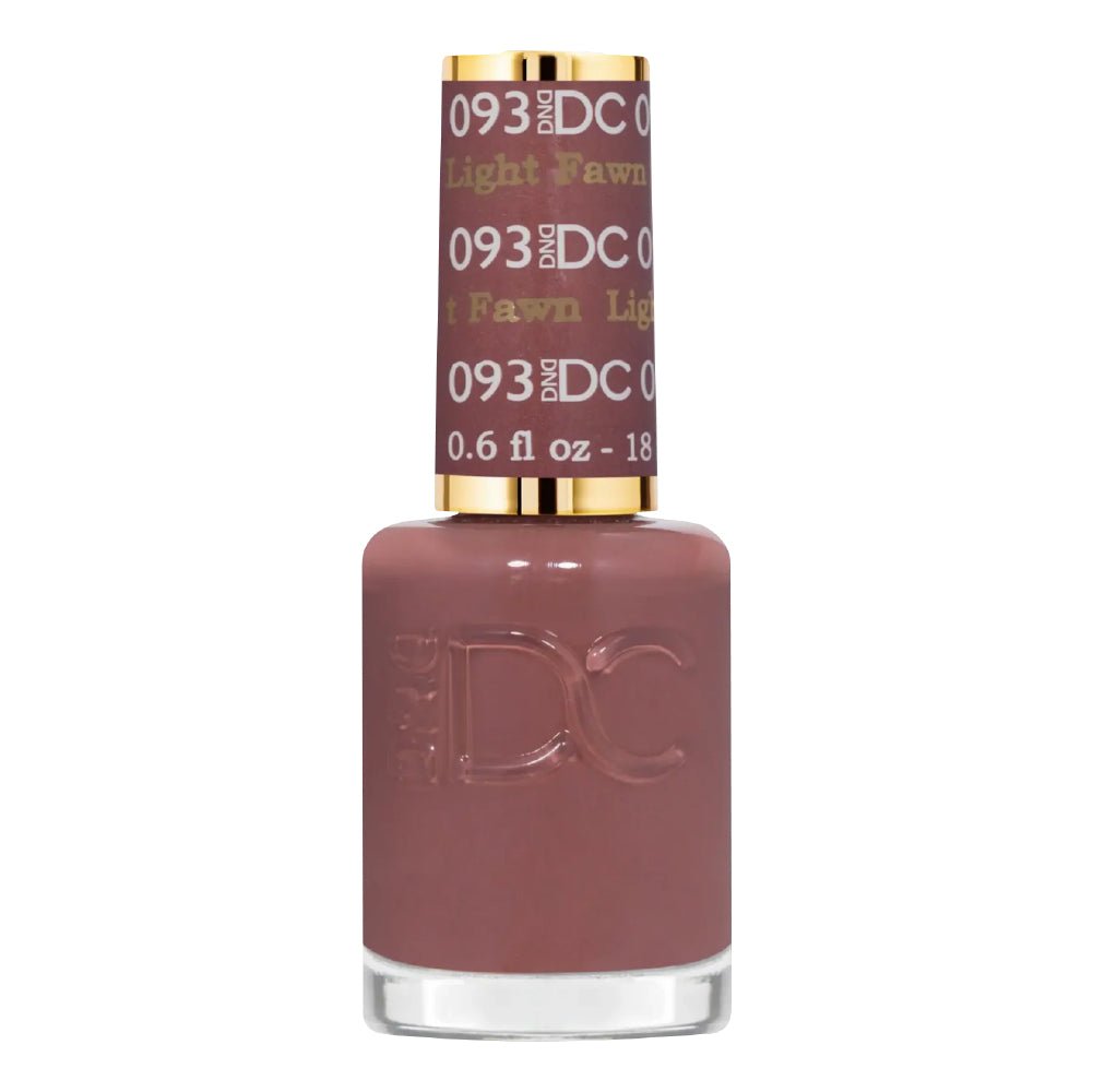 DND DC Nail Lacquer - 093 Light Fawn - DTK Nail Supply