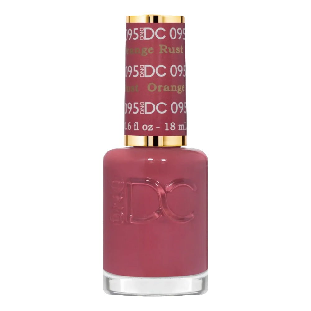 DND DC Nail Lacquer - 095 Orange Rust - DTK Nail Supply