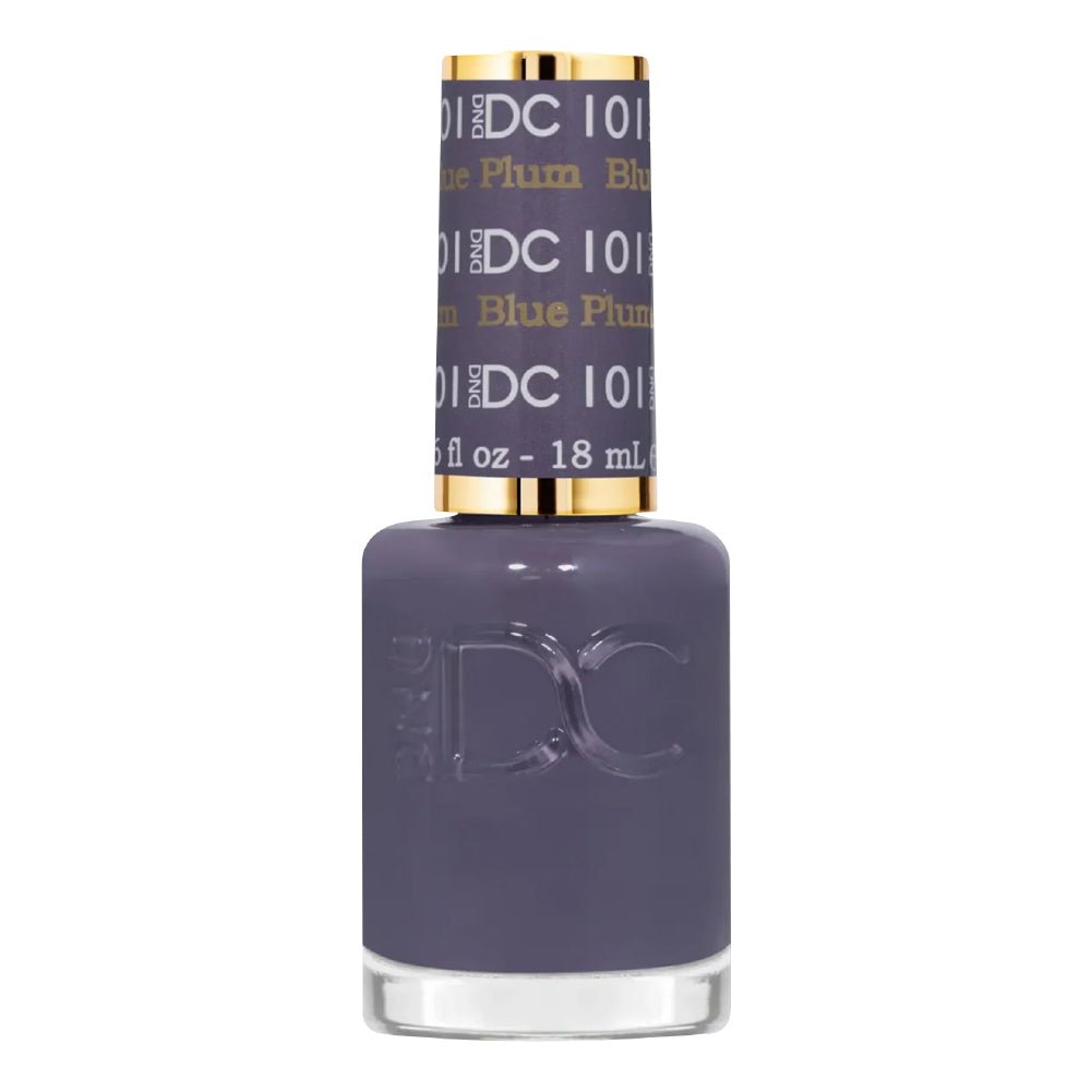 DND DC Nail Lacquer - 101 Blue Plum - DTK Nail Supply
