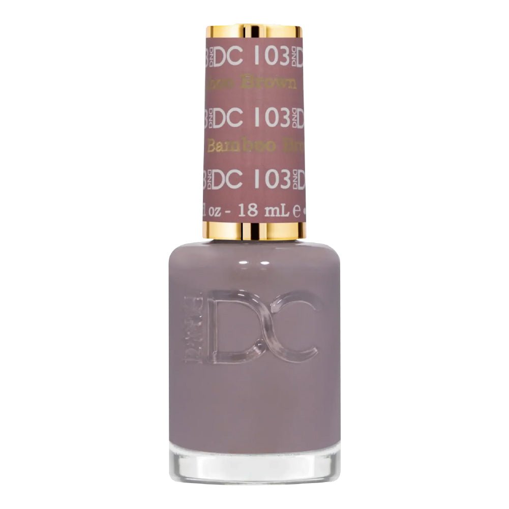 DND DC Nail Lacquer - 103 Bamboo Brown - DTK Nail Supply