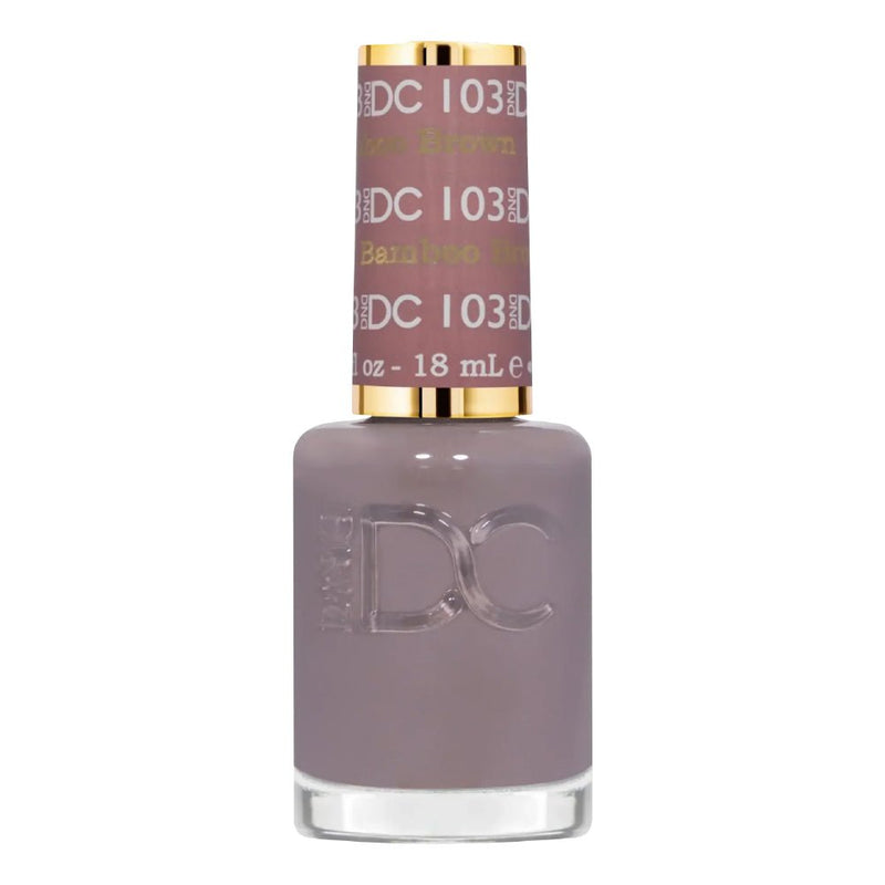 DND DC Nail Lacquer - 103 Bamboo Brown - DTK Nail Supply