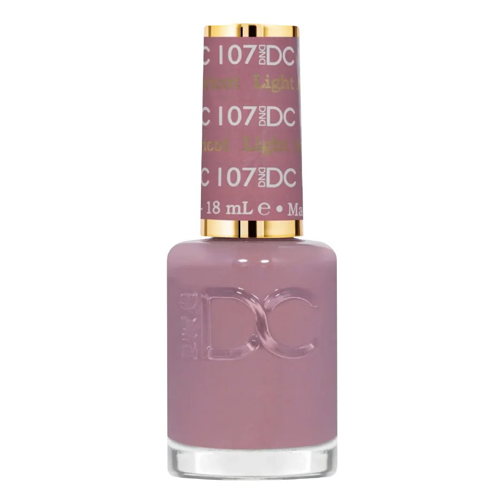 DND DC Nail Lacquer - 107 Light Apricot - DTK Nail Supply