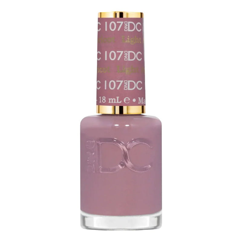 DND DC Nail Lacquer - 107 Light Apricot - DTK Nail Supply