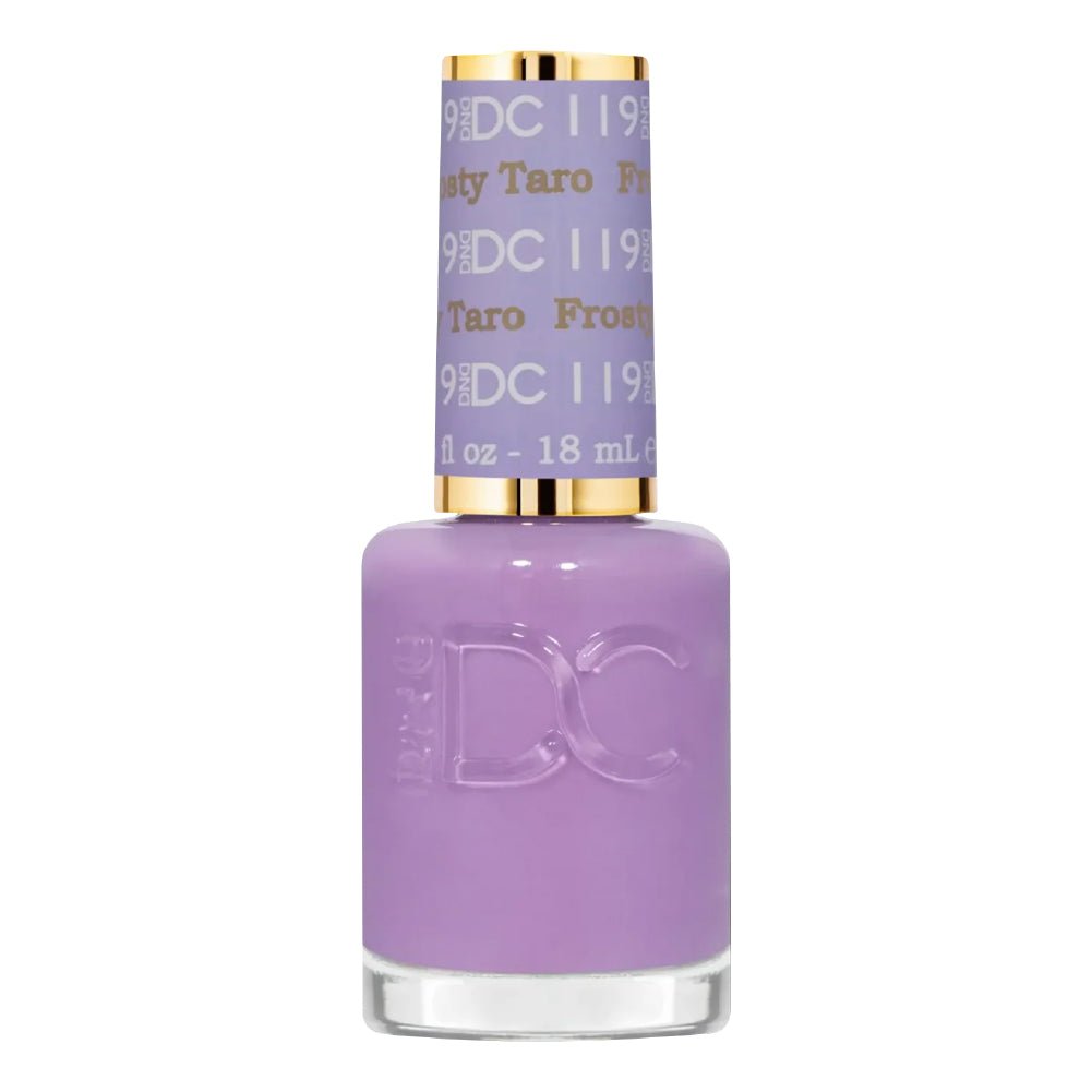 DND DC Nail Lacquer - 119 Frosty Taro - DTK Nail Supply