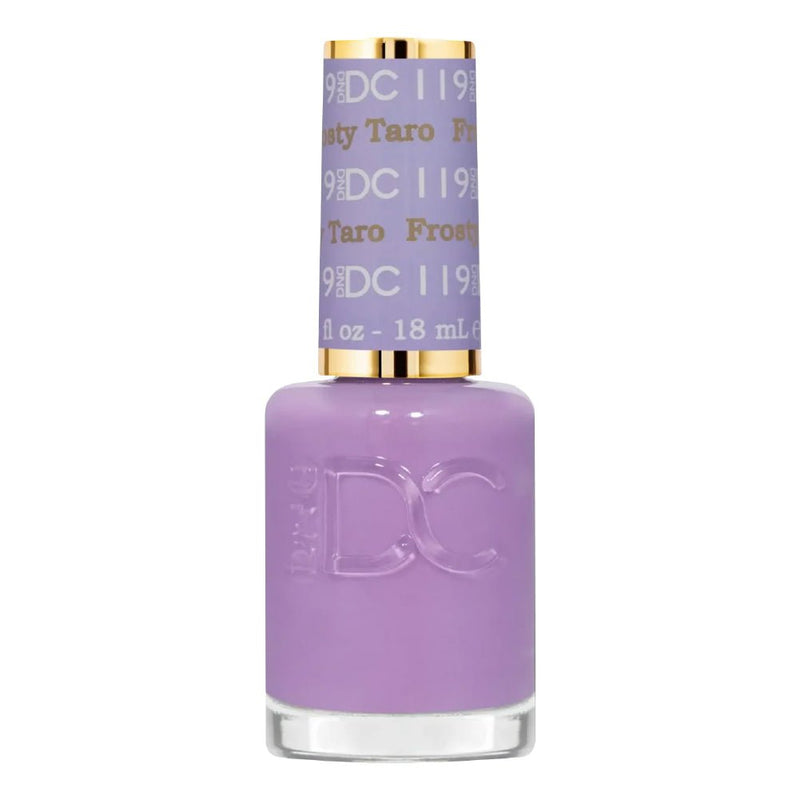 DND DC Nail Lacquer - 119 Frosty Taro - DTK Nail Supply