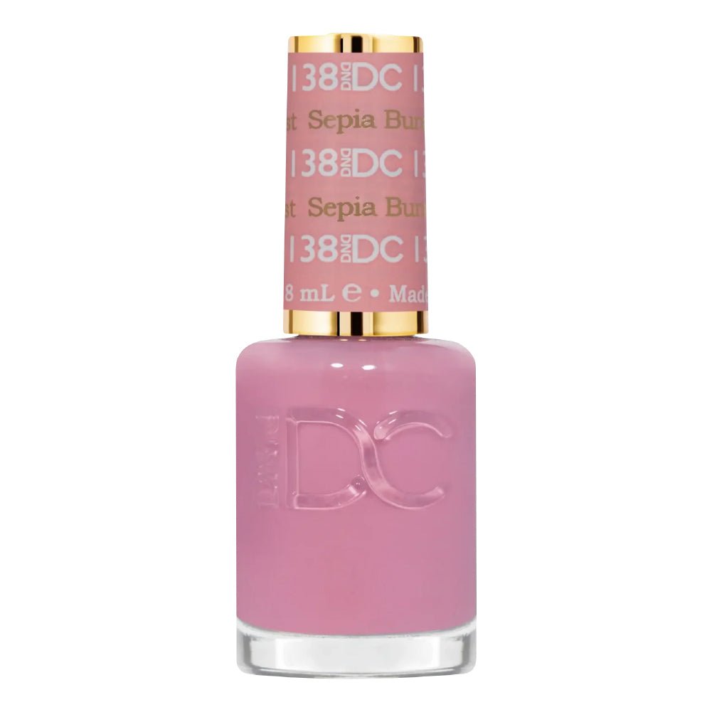 DND DC Nail Lacquer - 138 Sepia Burnt - DTK Nail Supply