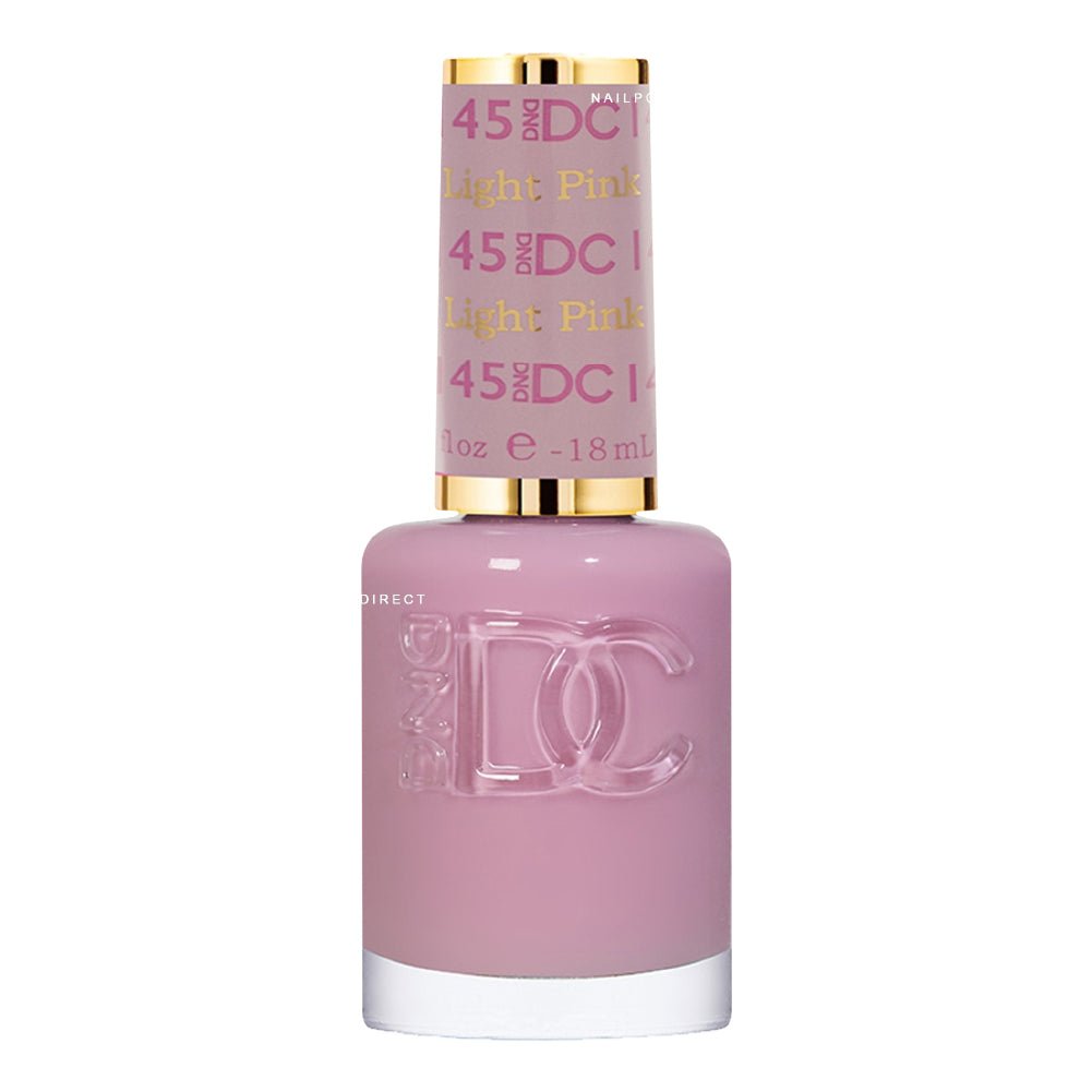 DND DC Nail Lacquer - 145 Light Pink - DTK Nail Supply