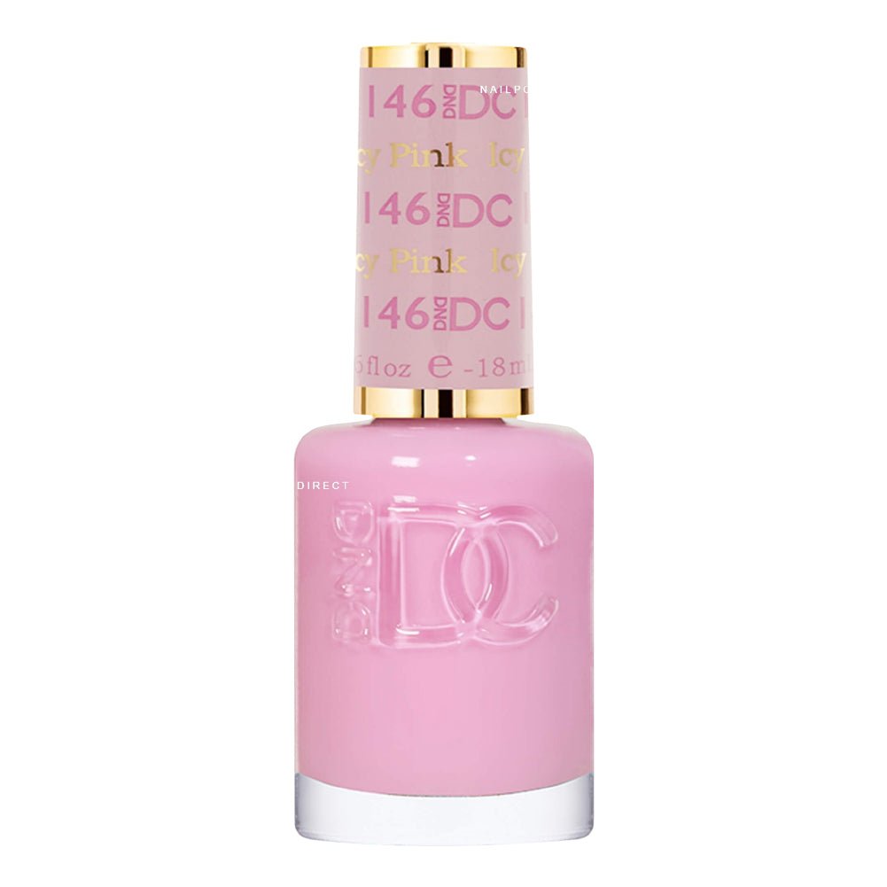 DND DC Nail Lacquer - 146 Icy Pink - DTK Nail Supply