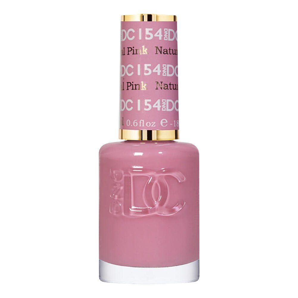 DND DC Nail Lacquer - 154 Natural Pink - DTK Nail Supply