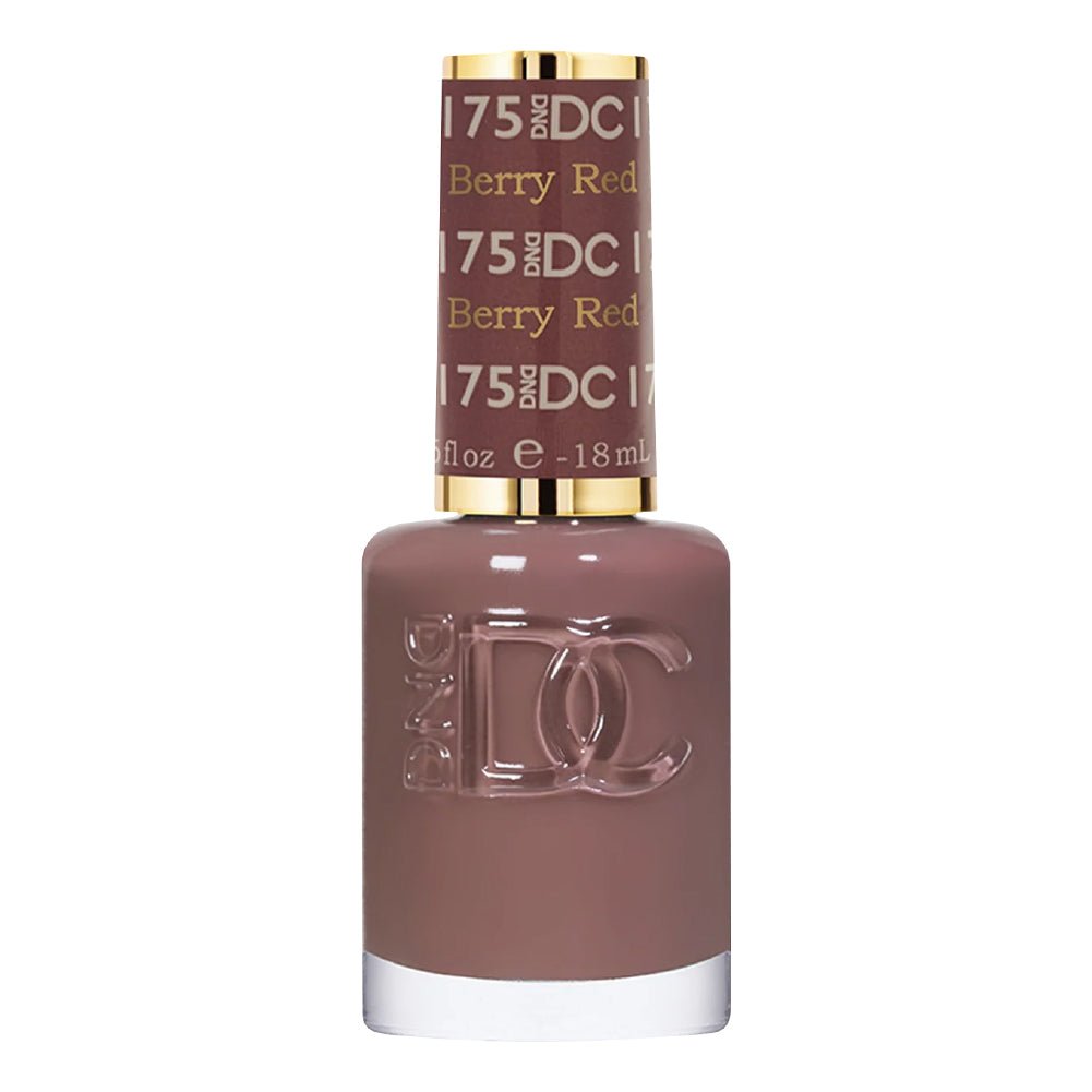 DND DC Nail Lacquer - 175 Berry Red - DTK Nail Supply