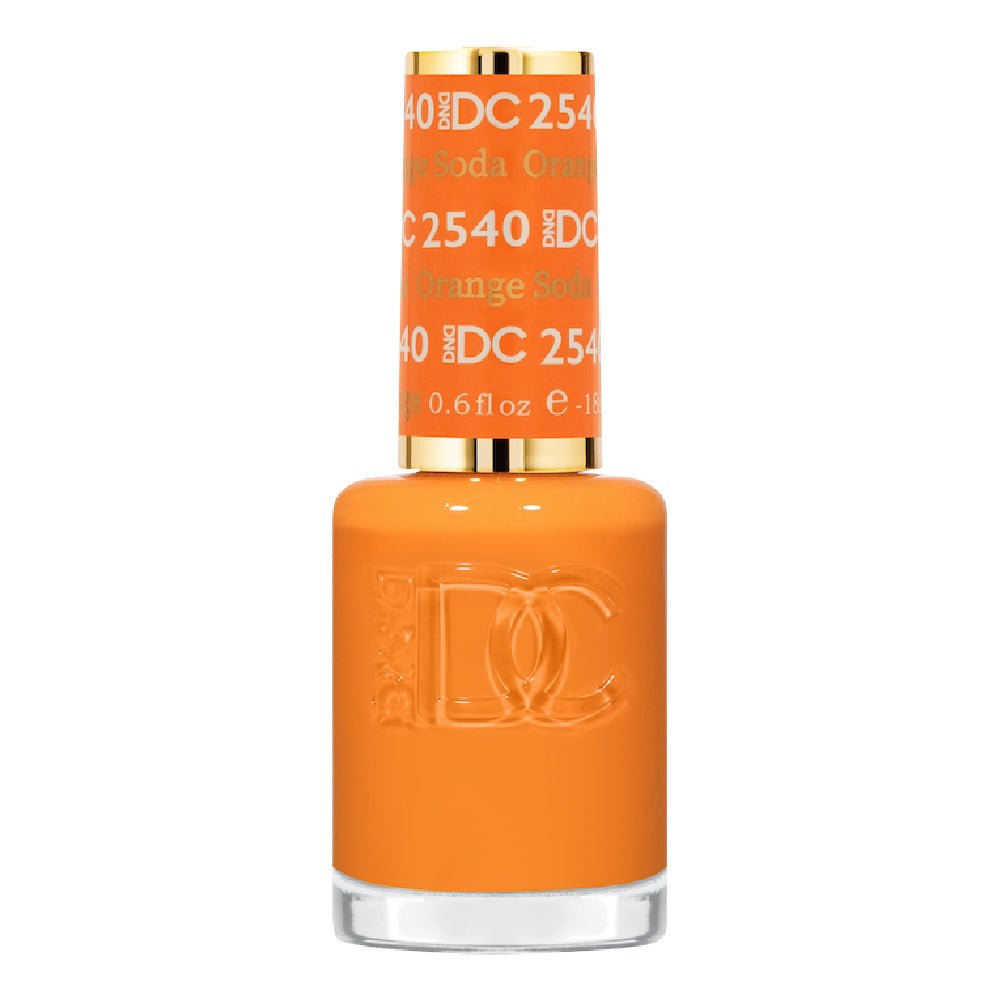 DND DC Nail Lacquer - 2540 Orange Soda - DTK Nail Supply