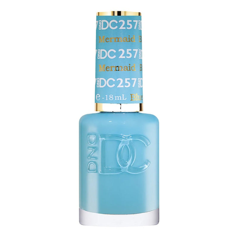 DND DC Nail Lacquer - 257 Mermaid Blue - DTK Nail Supply