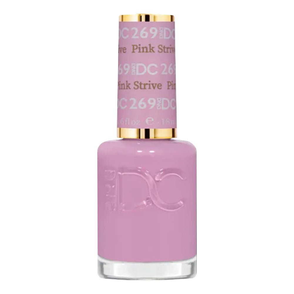 DND DC Nail Lacquer - 269 Pink Strive - DTK Nail Supply