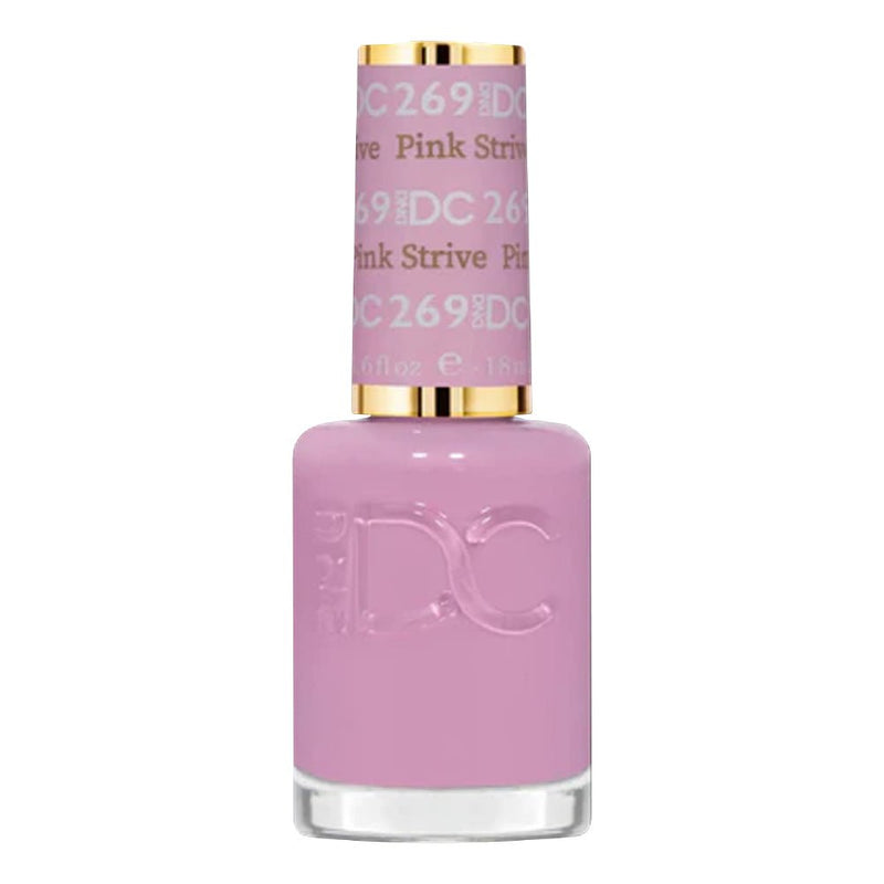 DND DC Nail Lacquer - 269 Pink Strive - DTK Nail Supply
