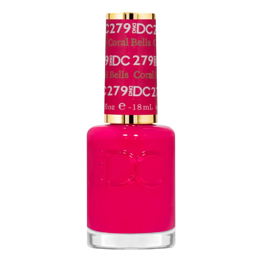 DND DC Nail Lacquer - 279 Coral Bells - DTK Nail Supply
