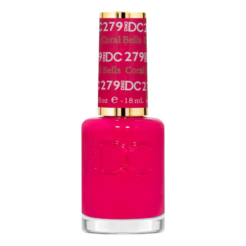 DND DC Nail Lacquer - 279 Coral Bells - DTK Nail Supply