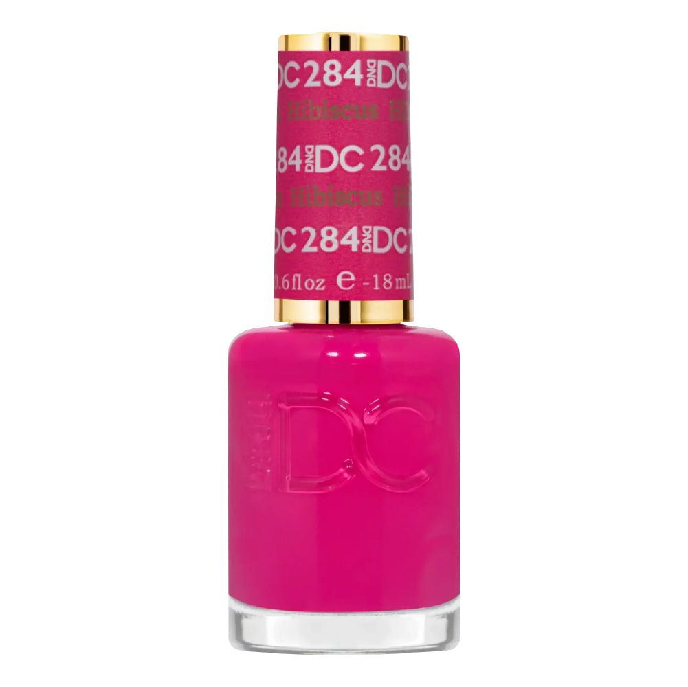 DND DC Nail Lacquer - 284 Hibiscus - DTK Nail Supply