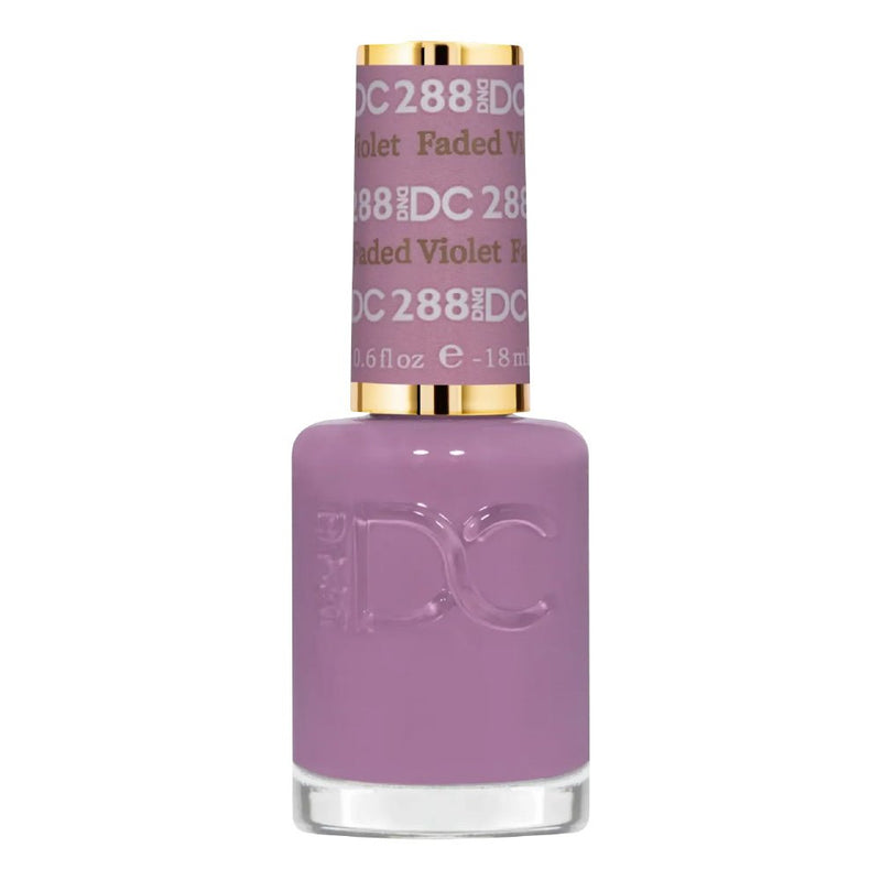 DND DC Nail Lacquer - 288 Faded Violet - DTK Nail Supply