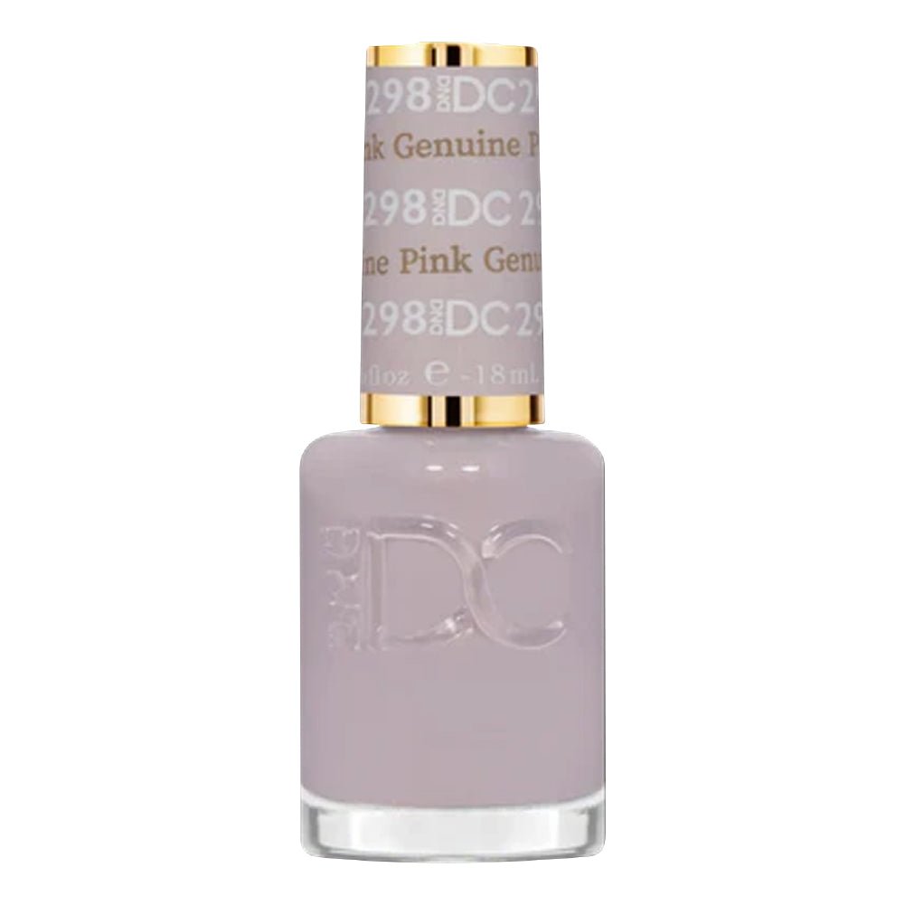 DND DC Nail Lacquer - 298 Genuine Pink - DTK Nail Supply