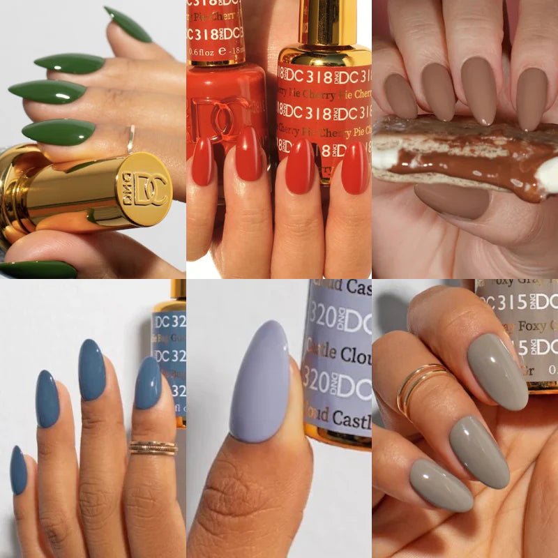 DND DC Winter Gel & Polish 6pc Bundle - Cozy Hues