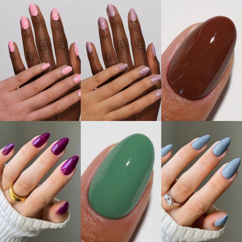 DND Diva Fall Gel & Polish 6pc Bundle - Earthy Tones