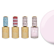 DND Diva Gel & Lacquer Combo - Base Top Gel & 039 Petal Haze - DTK Nail Supply