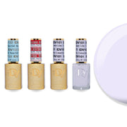 DND Diva Gel & Lacquer Combo - Base Top Gel & 101 Cotton Candy Lilac - DTK Nail Supply