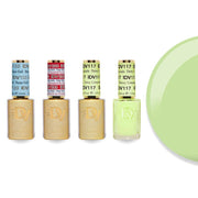 DND Diva Gel & Lacquer Combo - Base Top Gel & 117 Dewy Limeade - DTK Nail Supply