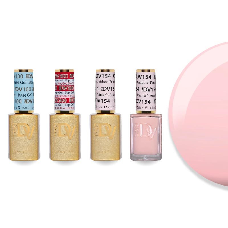 DND Diva Gel & Lacquer Combo - Base Top Gel & 154 Painter's Antidote - DTK Nail Supply