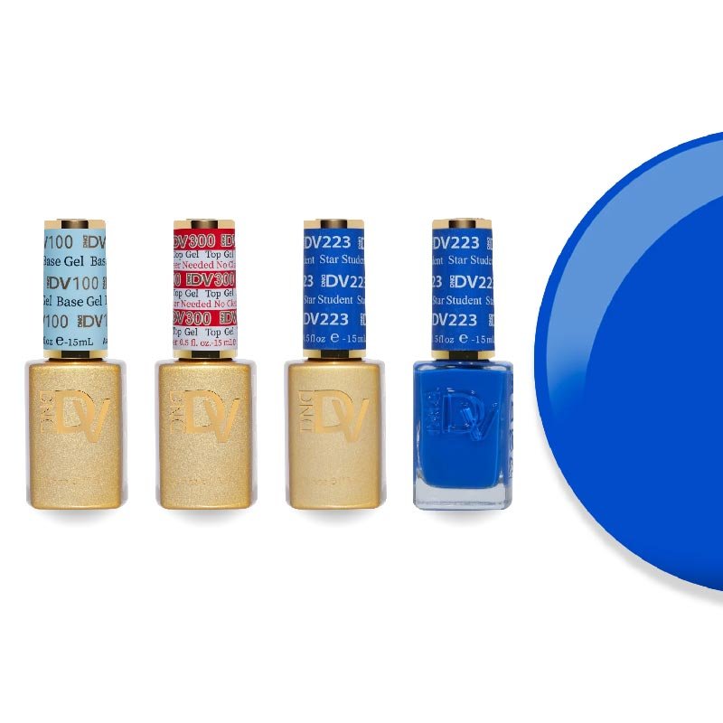 DND Diva Gel & Lacquer Combo - Base Top Gel & 223 Star Student - DTK Nail Supply