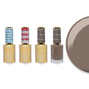 DND Diva Gel & Lacquer Combo - Base Top Gel & 238 Warm Stone - DTK Nail Supply