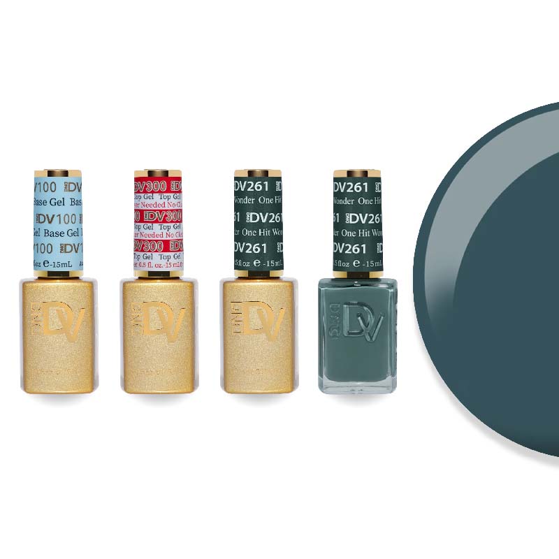 DND Diva Gel & Lacquer Combo - Base Top Gel & 261 One Hit Wonder - DTK Nail Supply