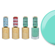 DND Diva Gel & Lacquer Combo - Base Top Gel & 273 Sound Of Rain - DTK Nail Supply