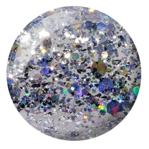 DND Diva Gel Nail Polish Duo - DND DV 025 Chunky Holo - DTK Nail Supply